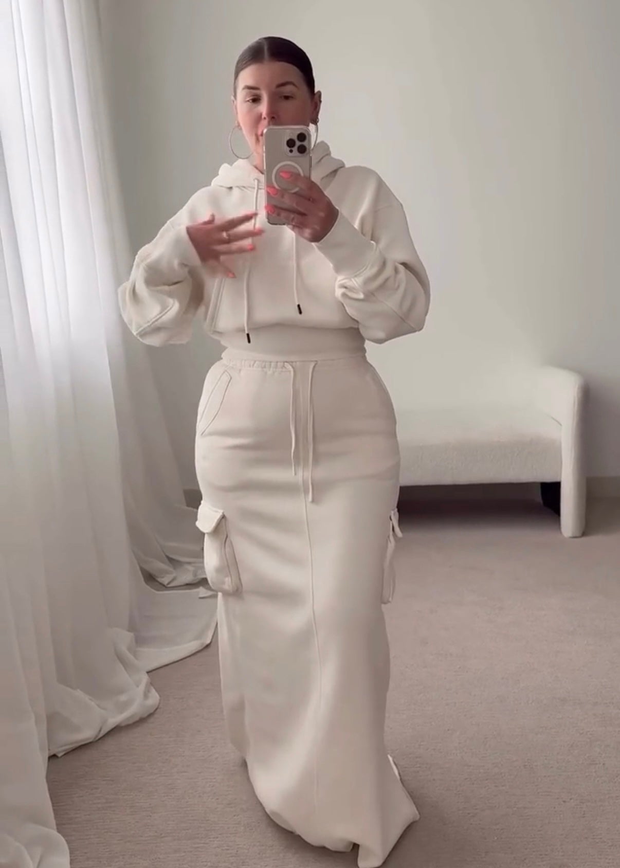 Luxe Contour Hoodie Maxi Set