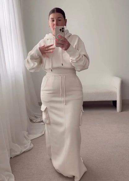 Luxe Contour Hoodie Maxi Set