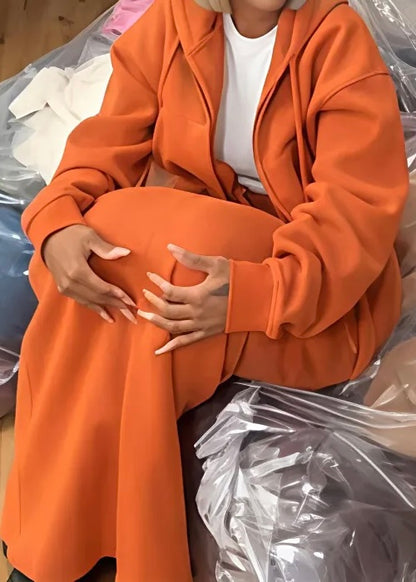 Luxe Contour Hoodie Maxi Set