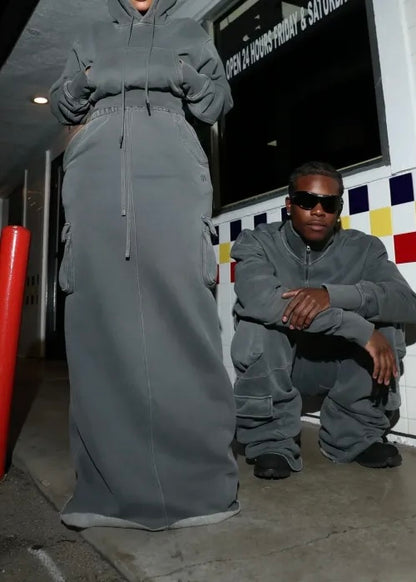 Luxe Contour Hoodie Maxi Set